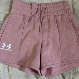 Pink Under Armour shorts